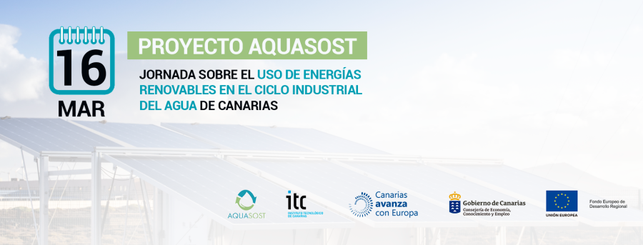 Jornada sobre el uso de energías renovables en el ciclo industrial del agua de Canarias