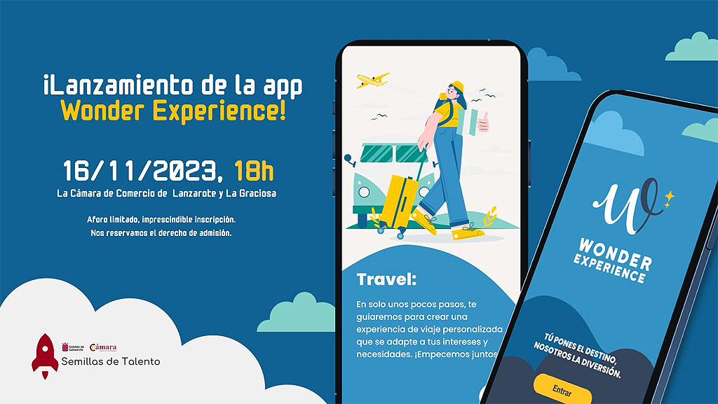 Cámara Lanzarote y La Graciosa | Lanzamiento de la App Wonder Experience
