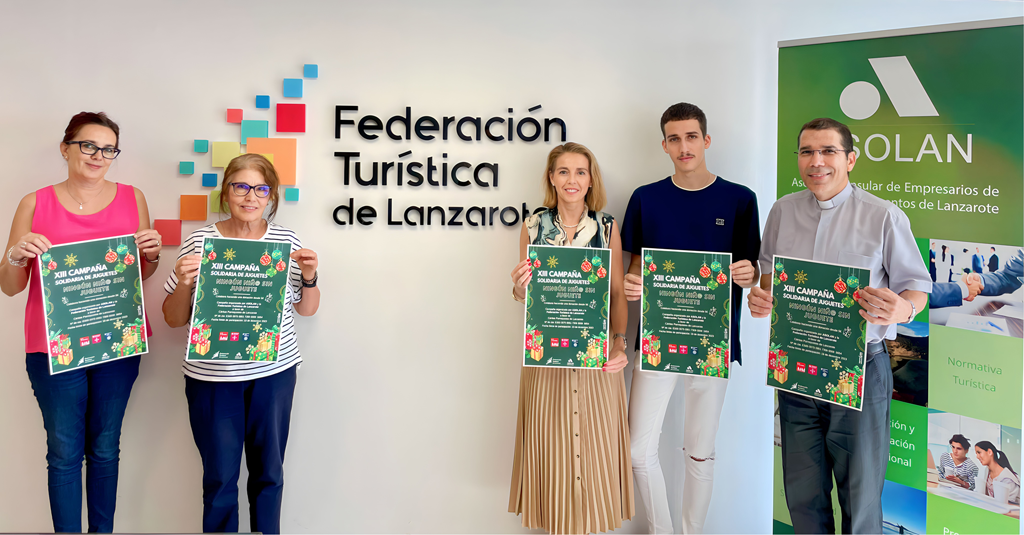 Regresa la Campaña Solidaria de Juguetes de Asolan y la Federación Turística de Lanzarote